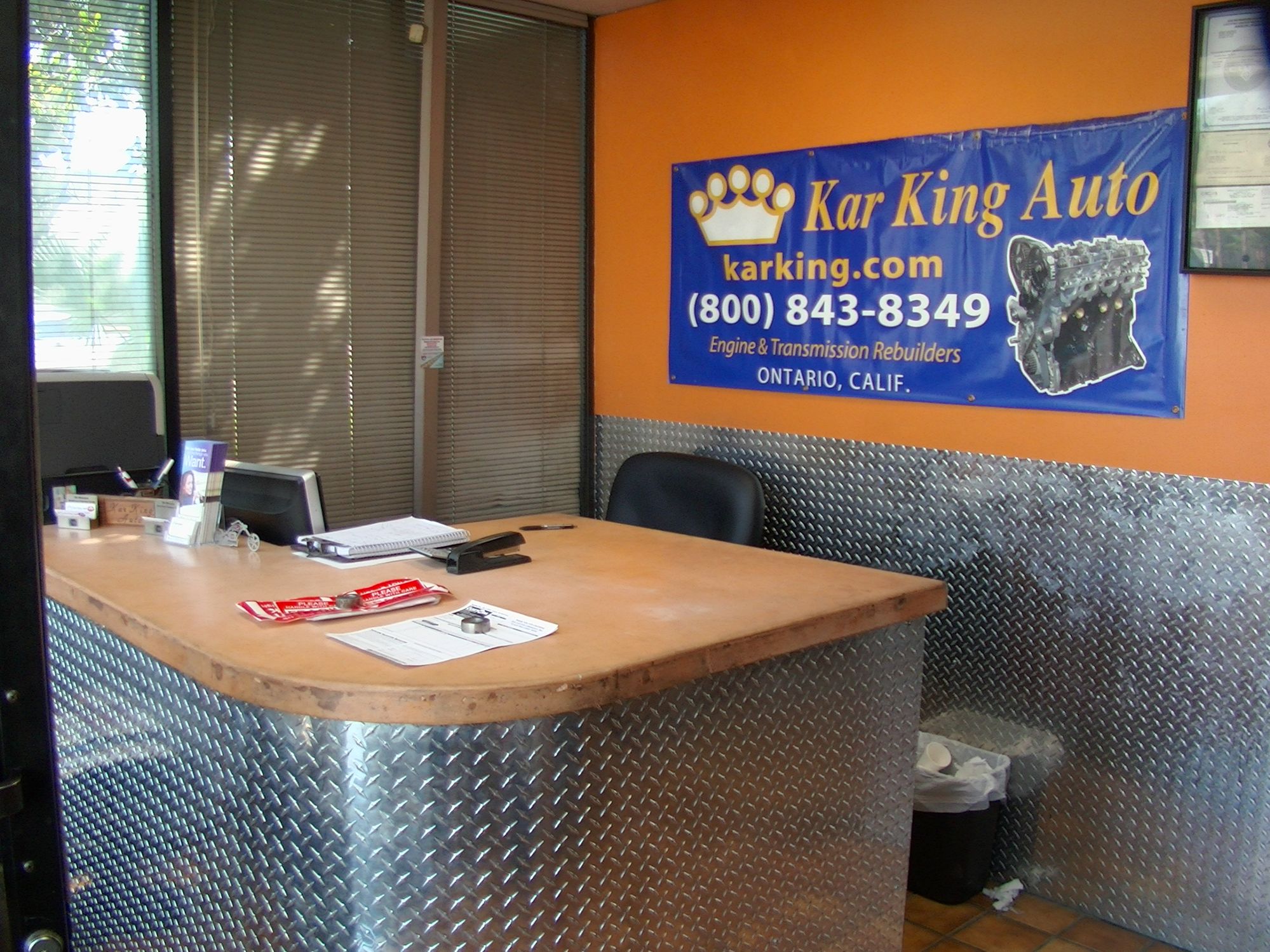 Kar King Auto office